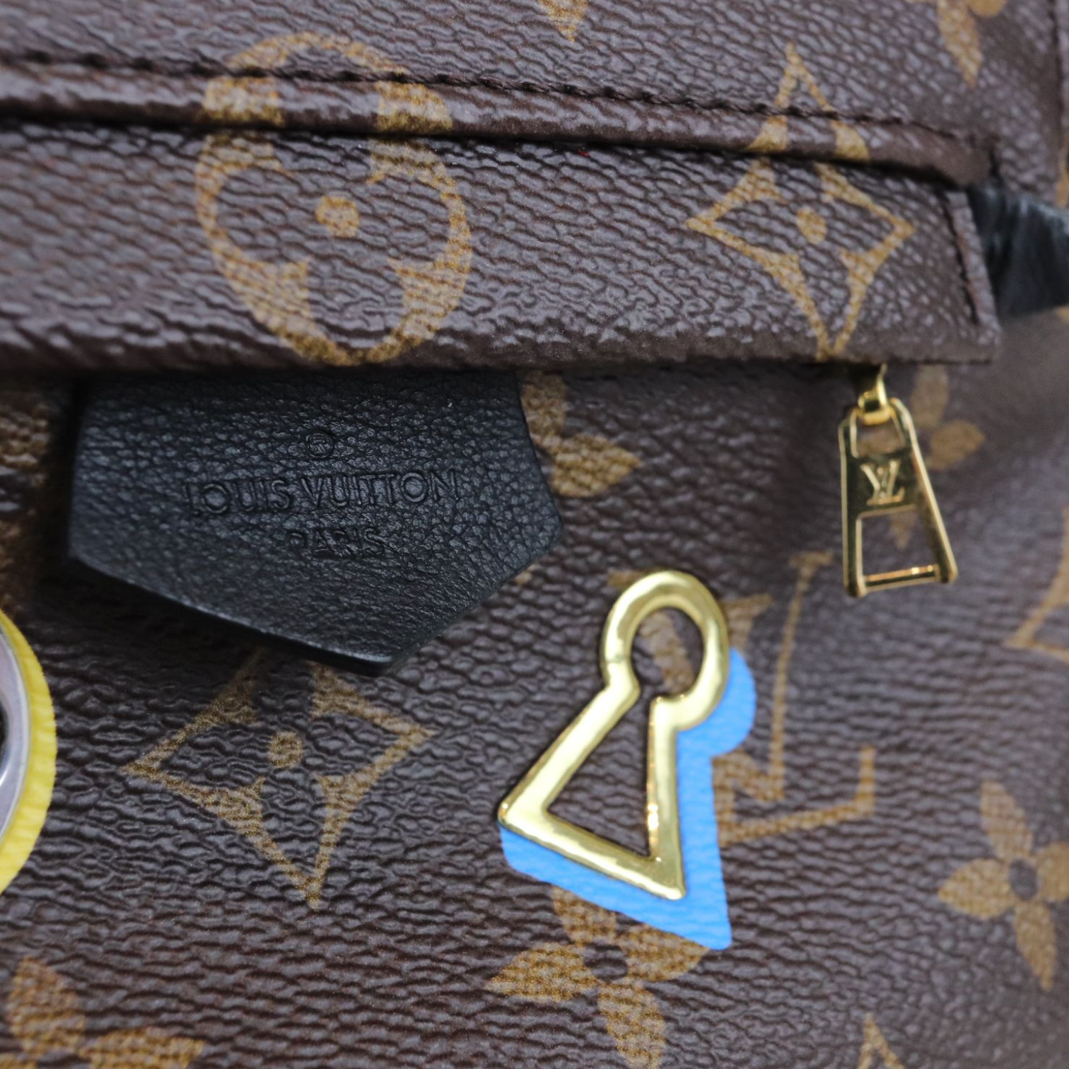 fake palm springs backpack mini Louis Vuitton Monogram Love Lock Mini Palm Springs Backpack – Bag Religion