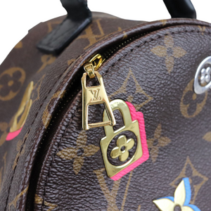 Louis Vuitton Palm Springs Monogram Love Lock Mini Brown