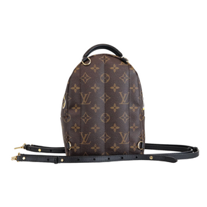 Louis Vuitton Palm Springs Monogram Love Lock Mini Brown in Coated