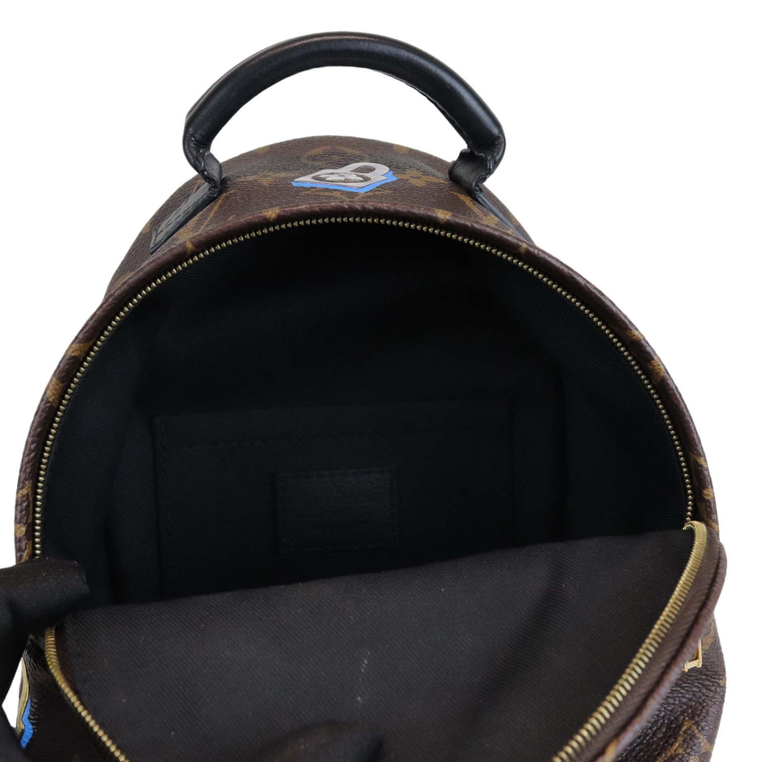 Louis Vuitton Monogram Love Lock Mini Palm Springs Backpack Bag Religion Louis Vuitton Monogram Love Lock Mini Palm Springs Backpack Bag Religion