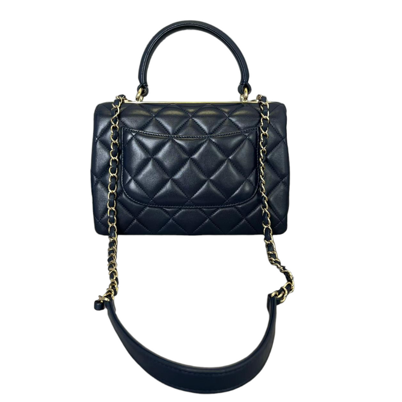 Chanel small CC You black grained calfskin GHW