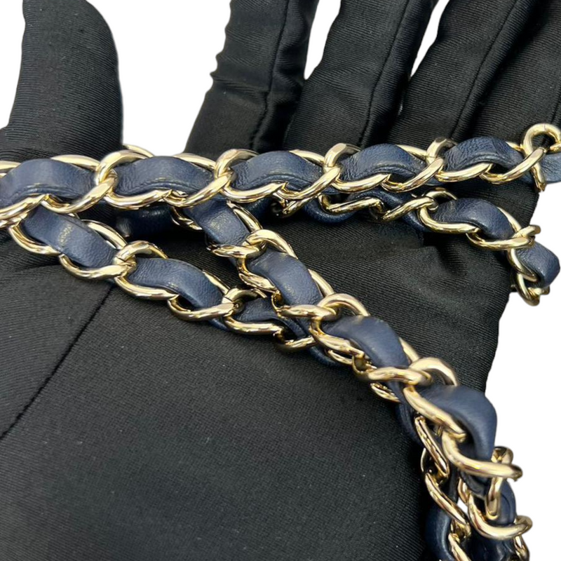 CHANEL - NEW Caviar Top Chain Jumbo CC Flap Strap Handle Black Shoulder Bag  19