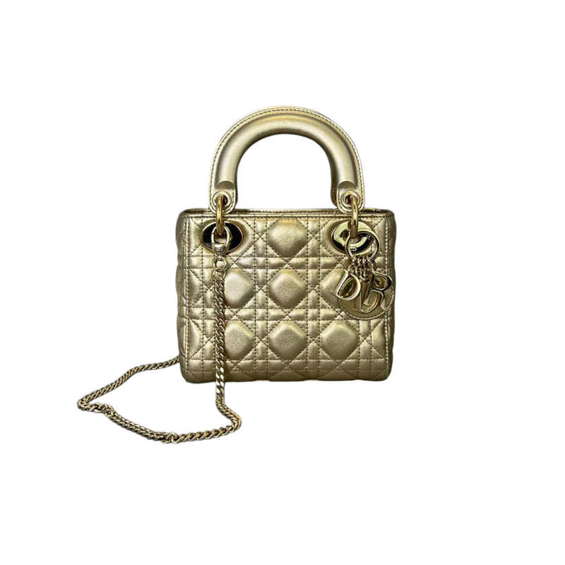 Dior 2025 gold bag