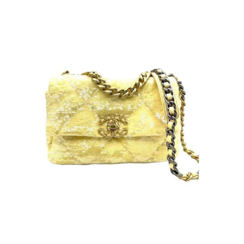 Chanel 19 sequin 2025 bag