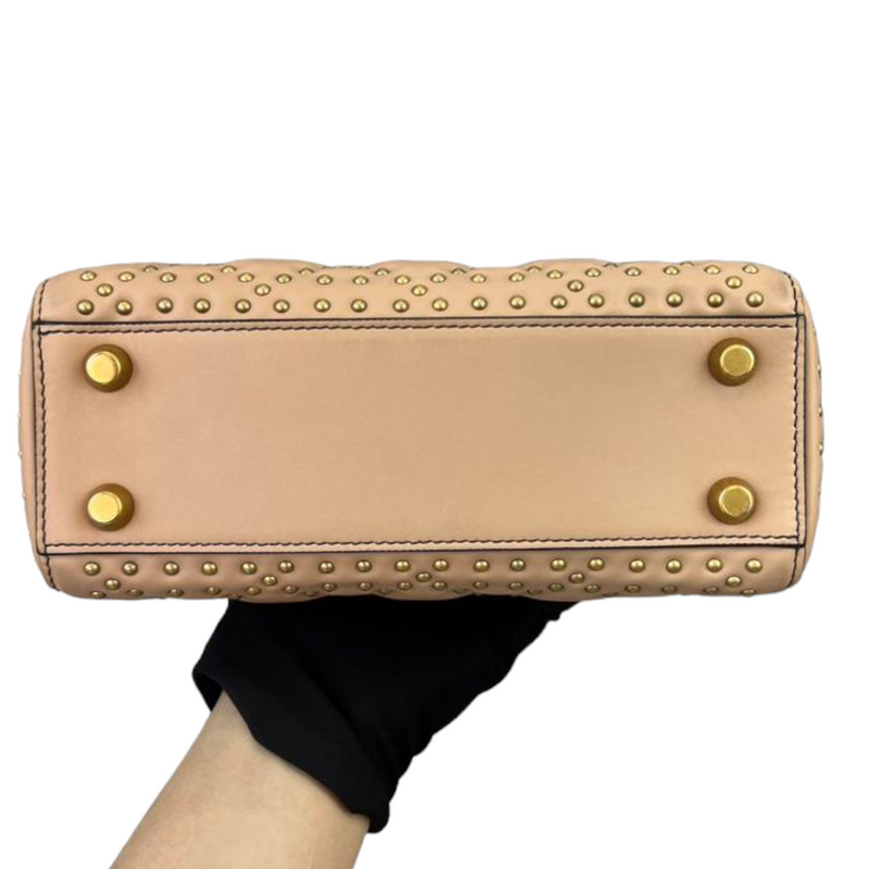 Limited Edition Dior Studded Small Beige GHW