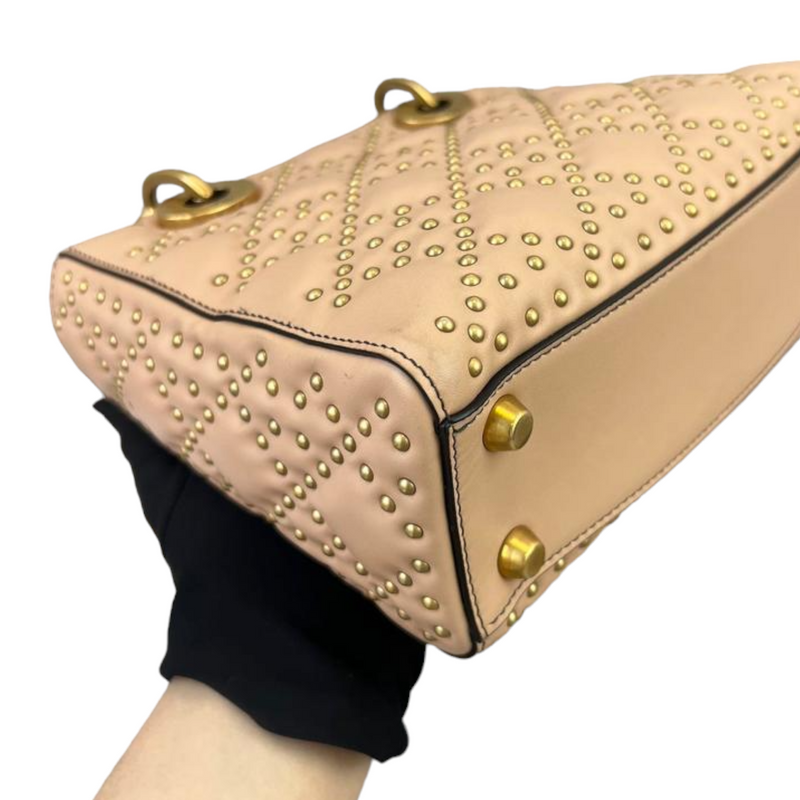 Limited Edition Dior Studded Small Beige GHW