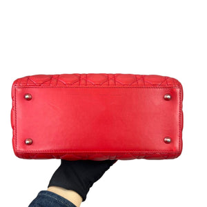 Limited Edition Medium Lady Dior Red Swarovski SHW