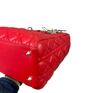 Limited Edition Medium Lady Dior Red Swarovski SHW