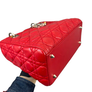 Limited Edition Medium Lady Dior Red Swarovski SHW