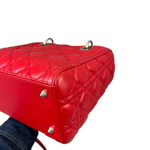 Limited Edition Medium Lady Dior Red Swarovski SHW