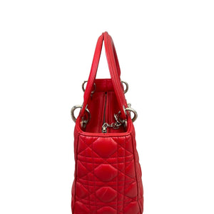Limited Edition Medium Lady Dior Red Swarovski SHW