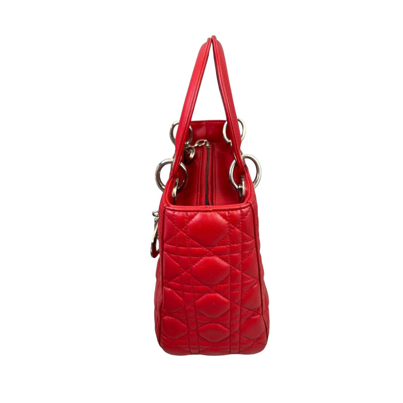 Limited Edition Medium Lady Dior Red Swarovski SHW