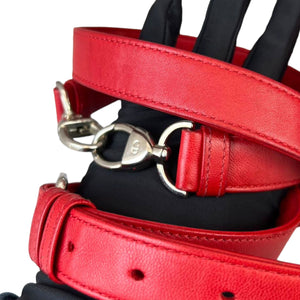 Limited Edition Medium Lady Dior Red Swarovski SHW