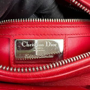 Limited Edition Medium Lady Dior Red Swarovski SHW