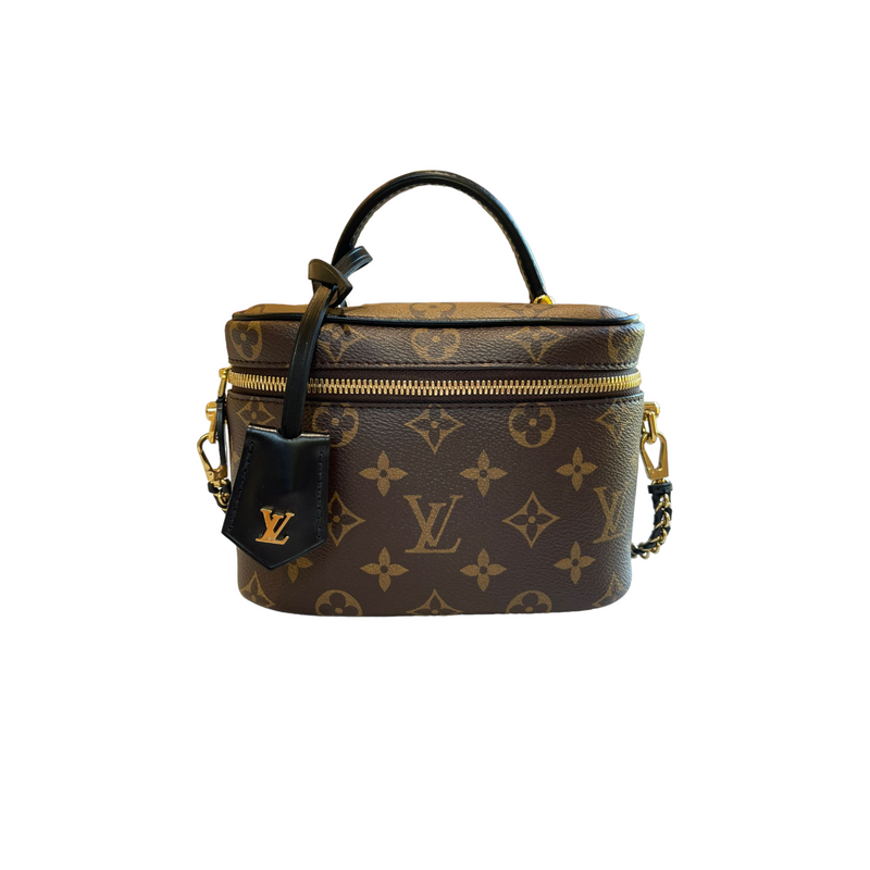 Louis Vuitton Party Bumbag Bracelet Monogram Brown in Coated Canvas/Calf  Leather with Gold-tone - US