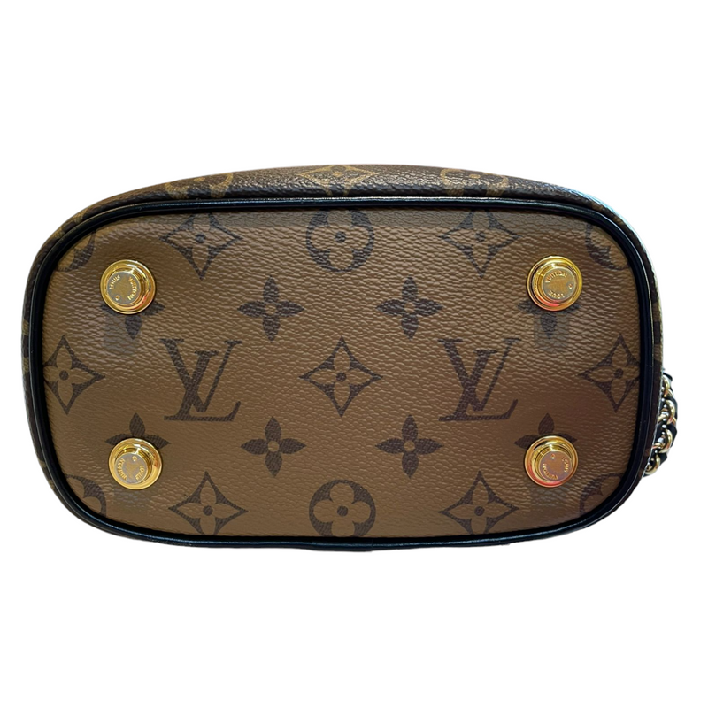 Louis Vuitton Belt LV Initiales Reversible 1.5 Width Monogram Noir  Black/Brown in Coated Canvas/Calfskin with Silver-tone - US