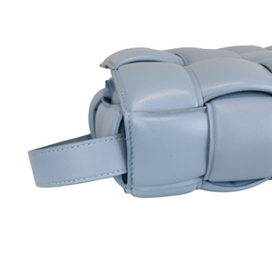 Small Padded Cassette Crossbody Bag Blue GHW