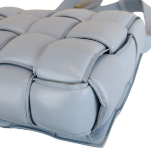 Small Padded Cassette Crossbody Bag Blue GHW