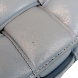 Small Padded Cassette Crossbody Bag Blue GHW