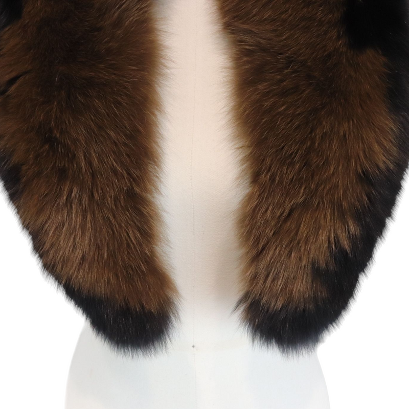Duo Toned Fox Fur Collar