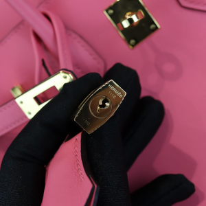 Swift Birkin 25 Rose Azalee GHW