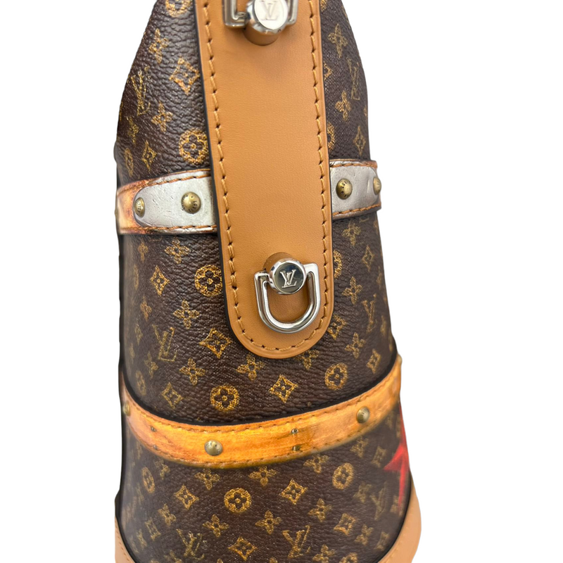 Authentic Louis Vuitton Soft Trunk Backpack Monogram PM in Canvas with Gold  Tone