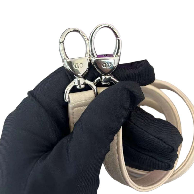 Medium Tri-Color Lady Dior Purple Python Sides SHW