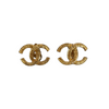 Vintage Gold Large CC Earrings