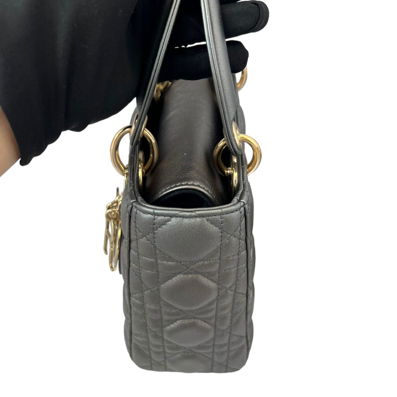 Christian Dior Small Cannage Lady Dior My ABCDior Bag - Metallic Handle Bags,  Handbags - CHR366765
