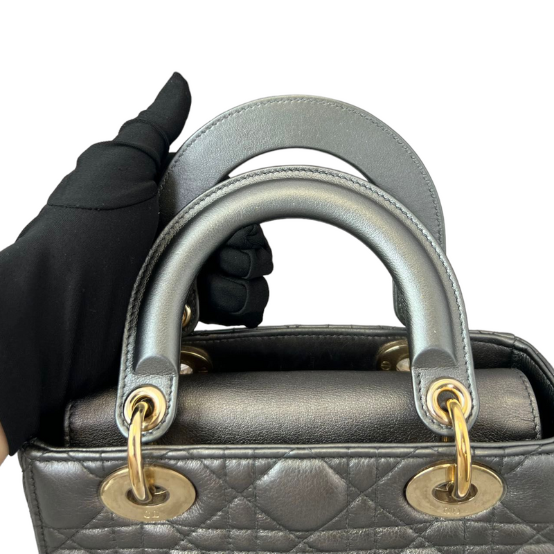 Lady dior gunmetal 2025