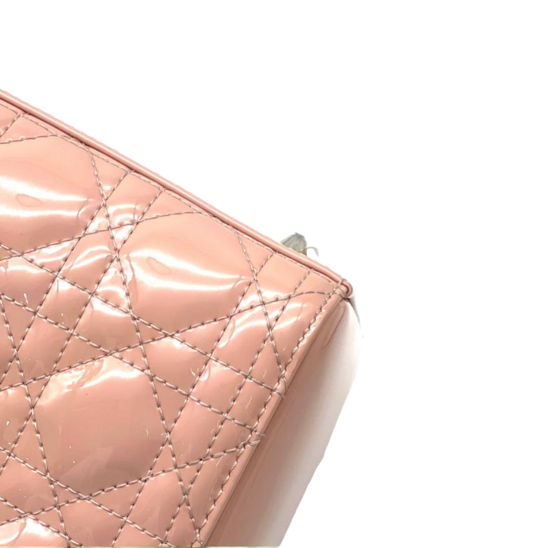 Christian Dior Patent Cannage Medium Lady Dior Pink SHW Bag Religion