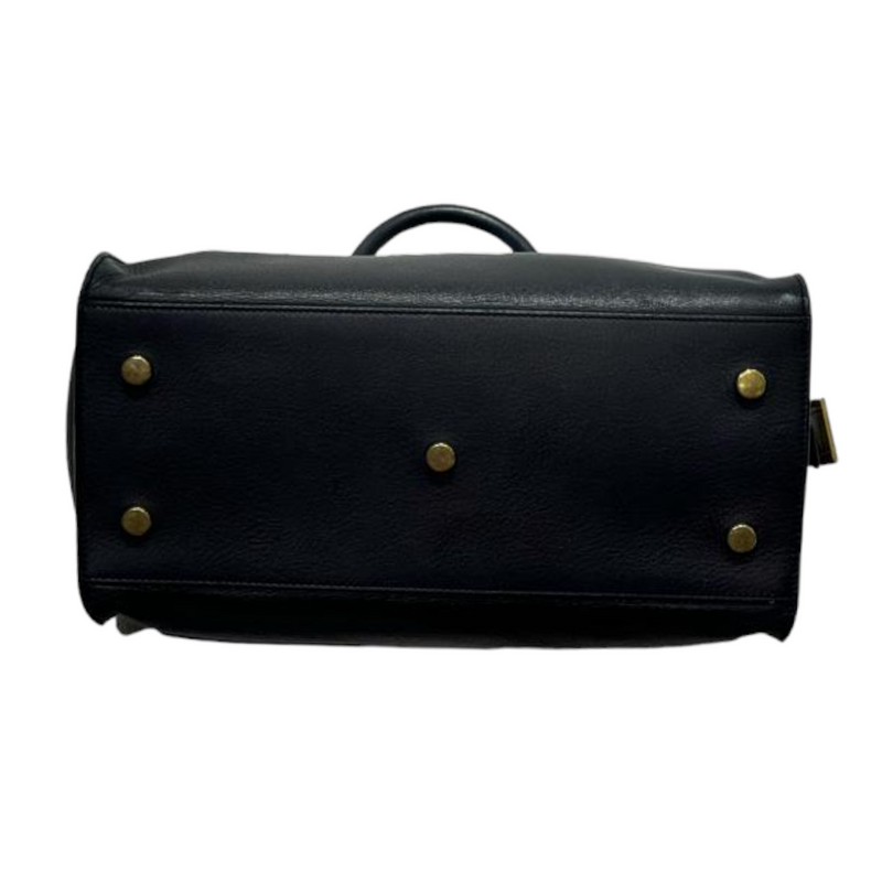 Calfskin Small Cabas Black GHW