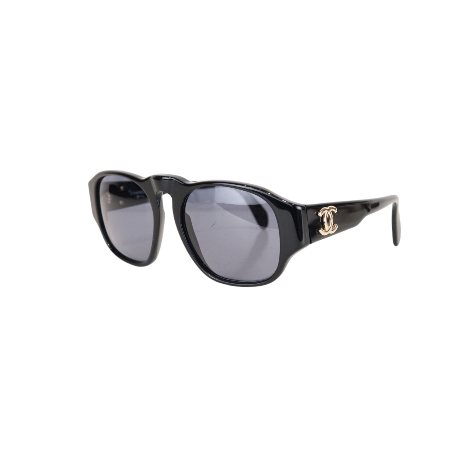 Vintage Chanel Shield Sunglasses. In good vintage - Depop