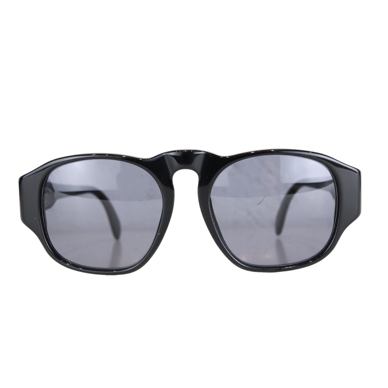 Vintage Acetate Sunglasses Black GHW