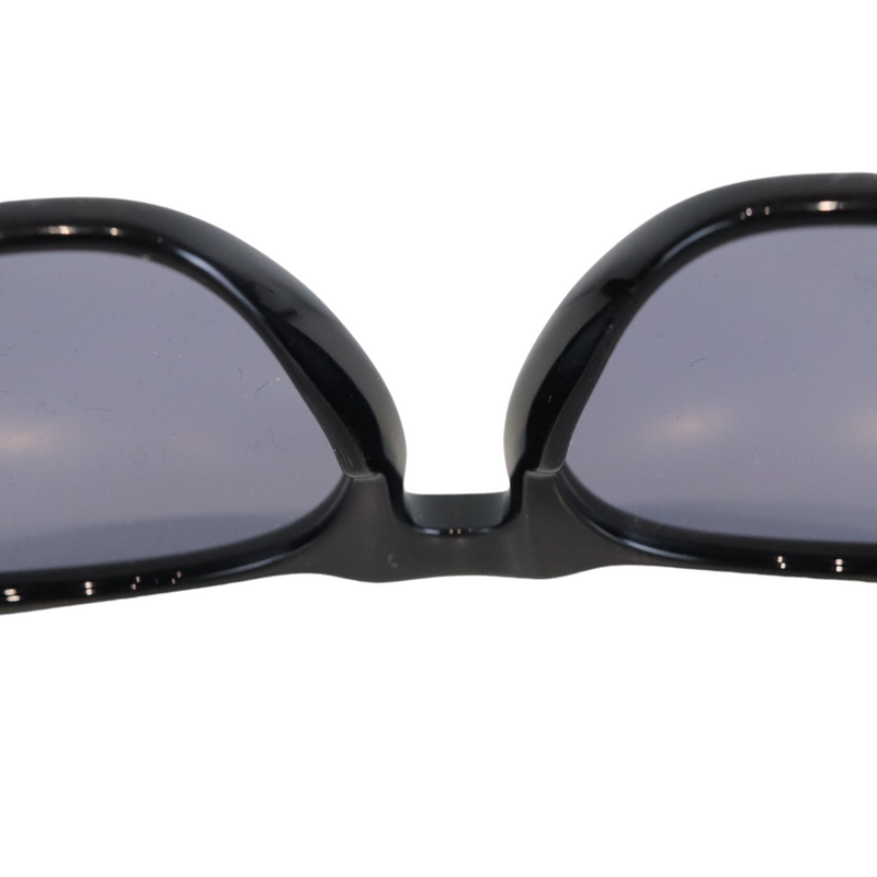 Vintage Acetate Sunglasses Black GHW