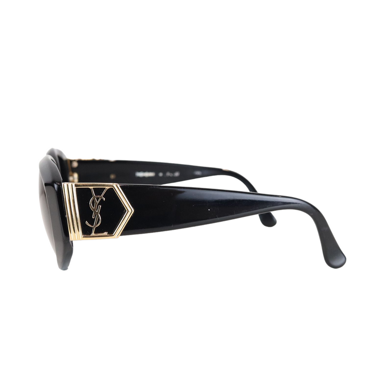Vintage Acetate Sunglasses in Black GHW