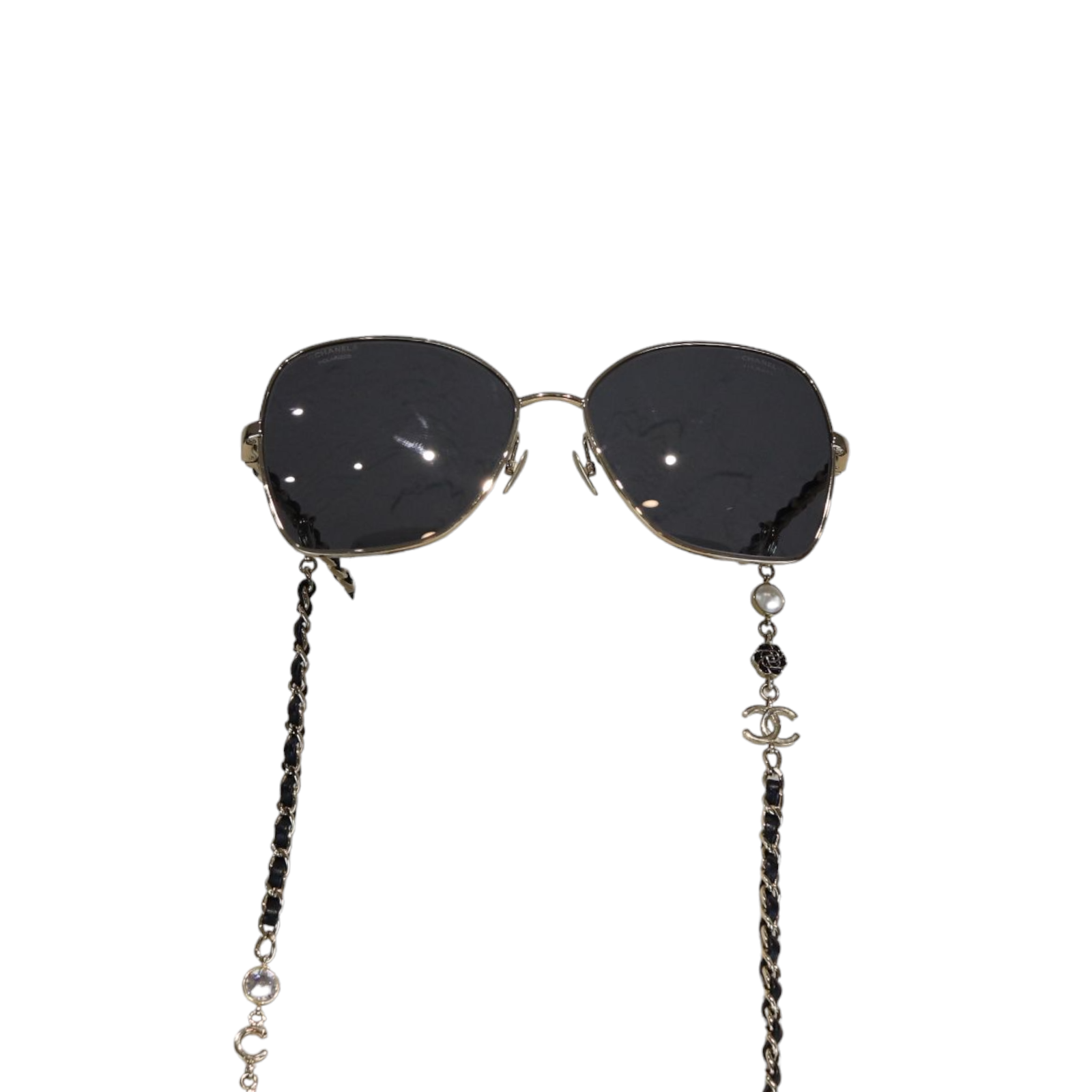 CHANEL Sunglasses: Oval Sunglasses, acetate & nylon