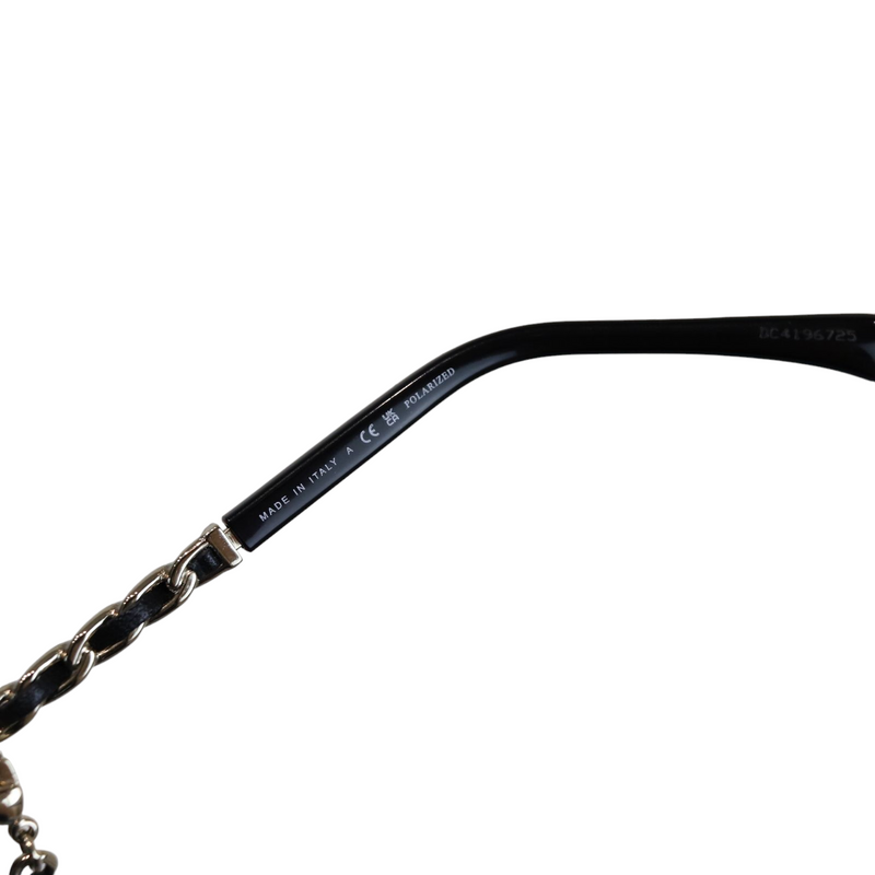 Sunglasses with Chain Gold and Black