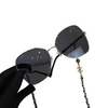 Sunglasses with Chain Gold and Black