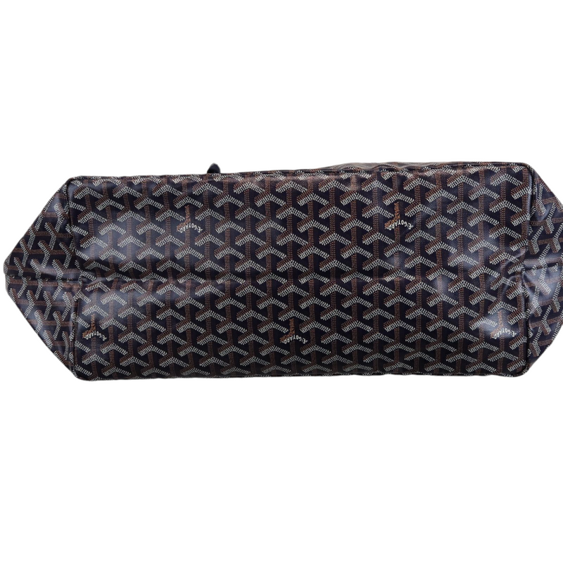 Goyard Beige/Blue Goyardine Coated Canvas and Leather Saint Louis