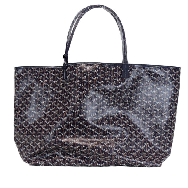 Goyard Artois Tote Coated Leather Canvas MM Handbag In Aqua Blue