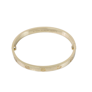 18k Yellow Gold Love Bracelet Size 16