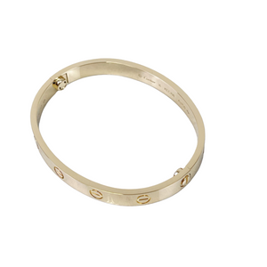 18k Yellow Gold Love Bracelet Size 16