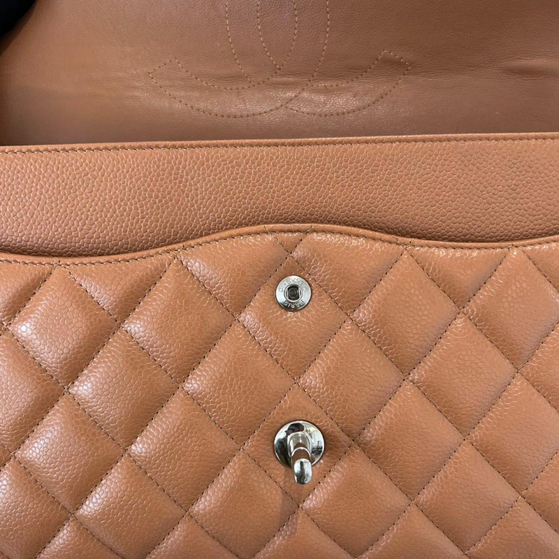 Chanel 1986 Flap w Top Handle Clutch Exotic Convertible Caramel Lizard Skin  Bag For Sale at 1stDibs