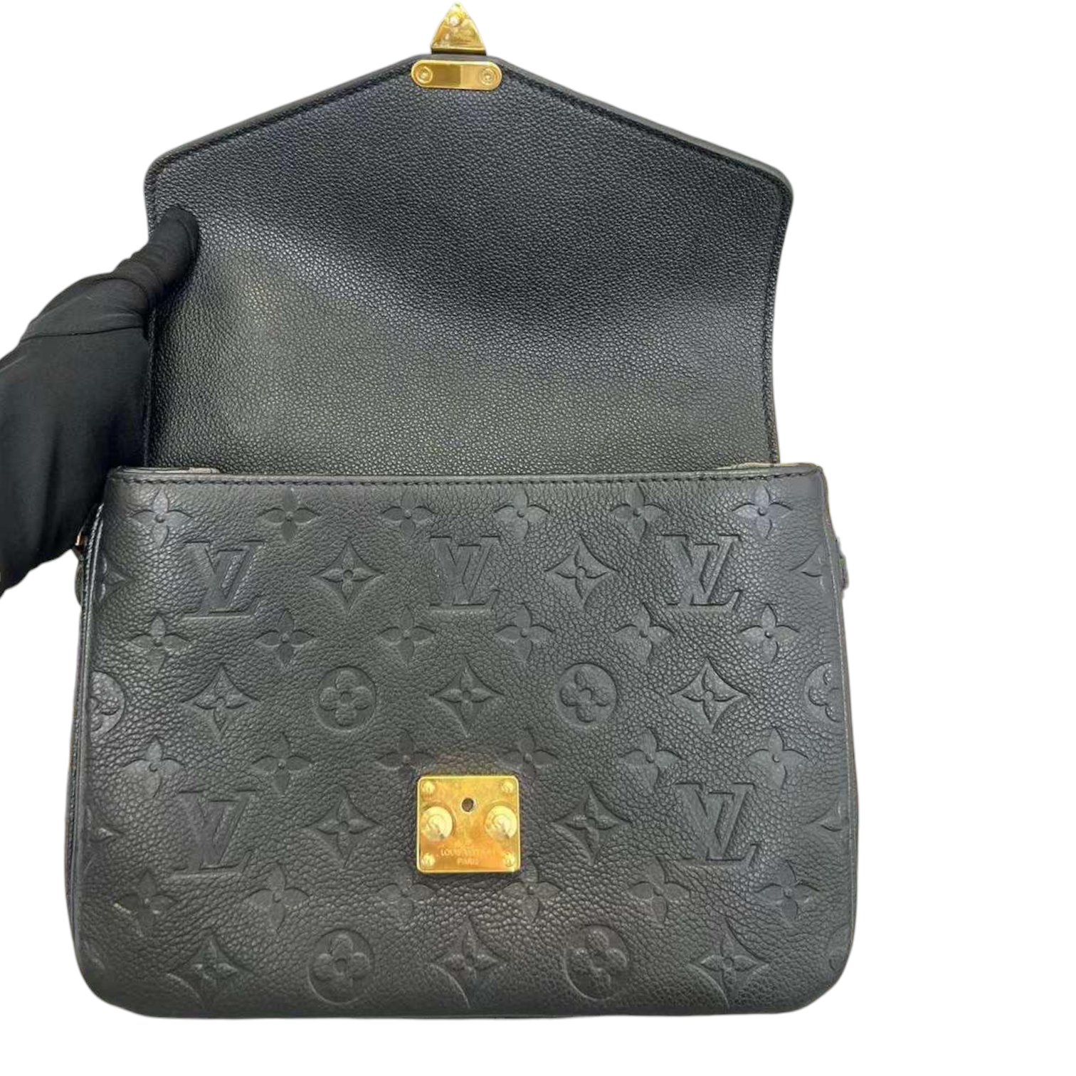 Louis Vuitton Empreinte Pochette Metis Black GHW – Bag Religion