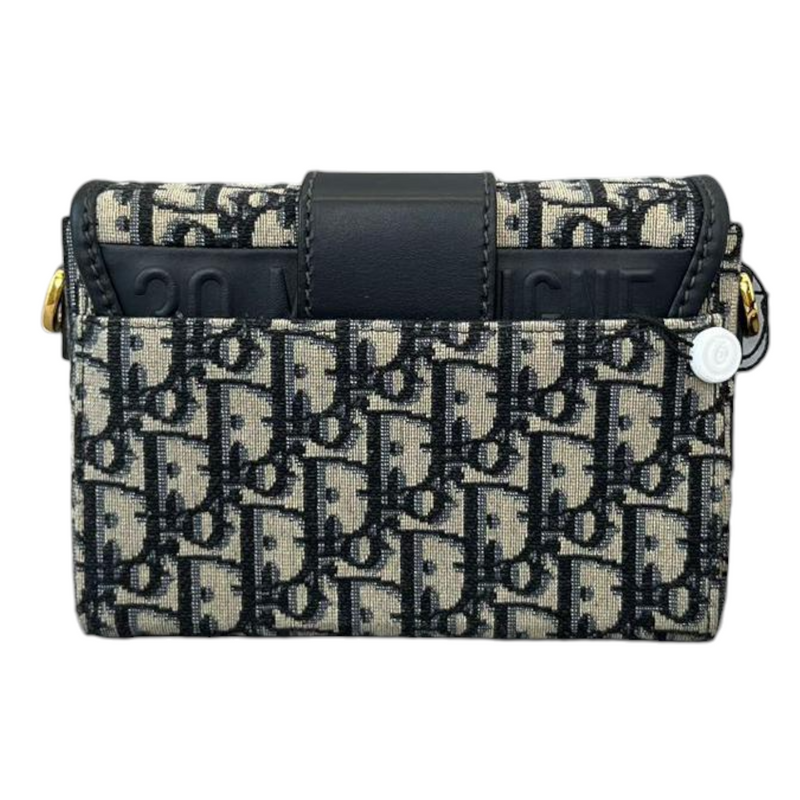 Oblique 30 Montaigne Box Bag Blue GHW