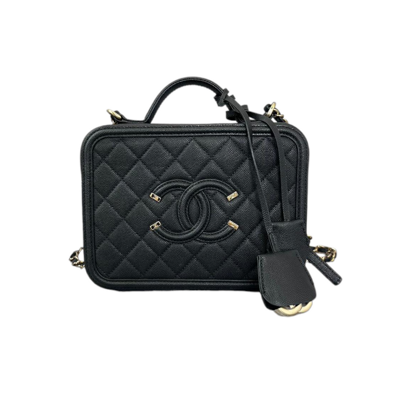 Chanel Vintage Timeless Vanity Case - Brown Cosmetic Bags, Accessories -  CHA712006