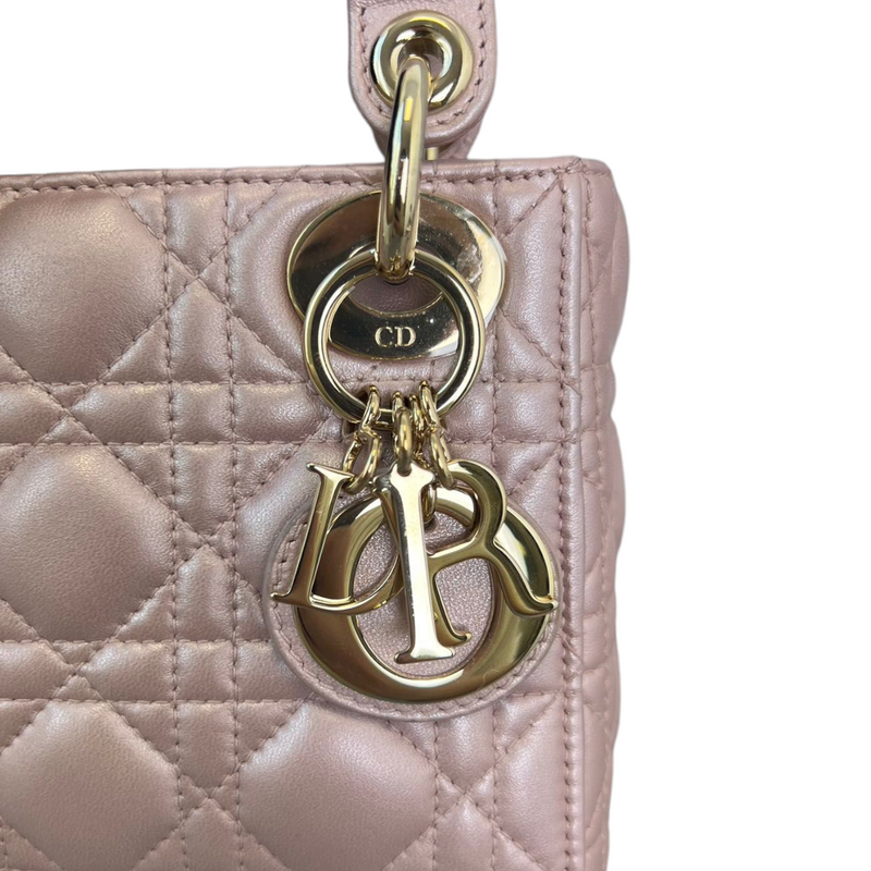 Mini Lady Dior in Baby Pearly Pink GHW