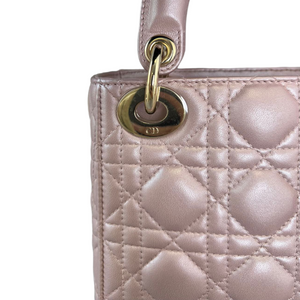 Mini Lady Dior in Baby Pearly Pink GHW