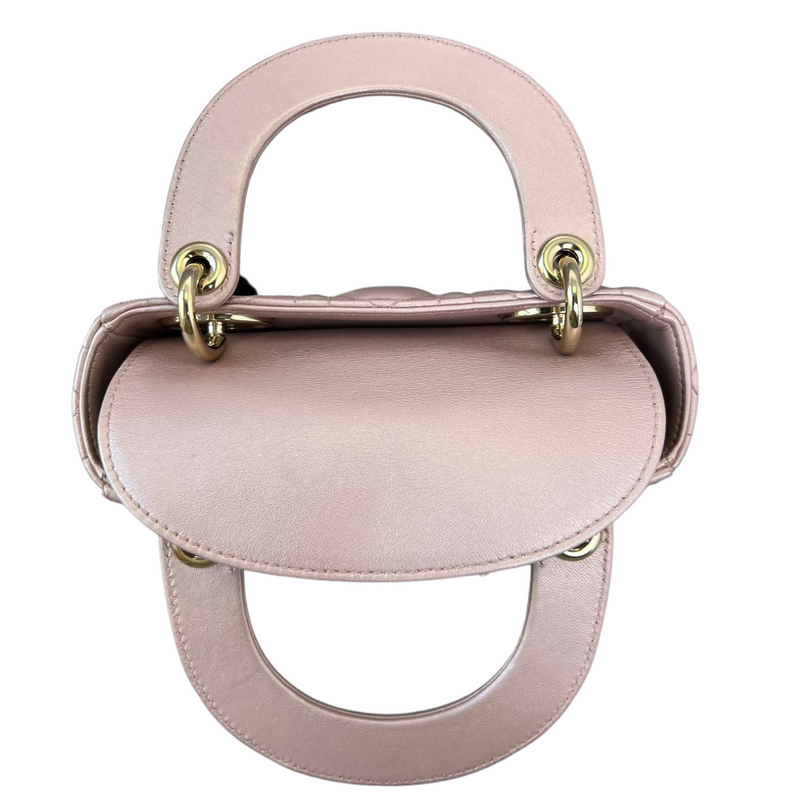 Mini Lady Dior in Baby Pearly Pink GHW